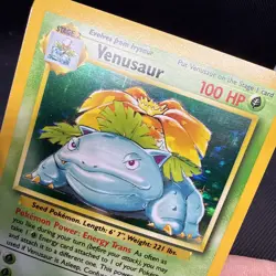 Pokemon TCG Base Set Venusaur Holo Rare 15/102 English - NM 🔥 - Image 2