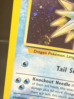 Pokemon TCG Misty's Seadra Holo Rare Gym Heroes Prerelease 9/132 CV Swirl - Image 4
