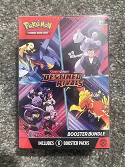Sealed Pokemon Destined Rivals Booster Bundle (6 Booster Packs) - New & Sealed ✅ - Image 2