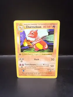 Pokemon Charmeleon 24/102 Base Set 1st Edition Shadowless - Image 4