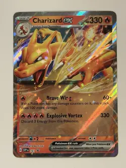 Charizard ex SVP 161 Black Star Promo Scarlet & Violet Pokemon TCG Near Mint NM - Image 1
