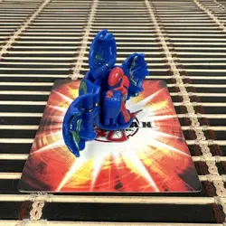 Bakugan Lars Lion B2 600g Blue Aquos Battle Brawlers Figure Collectible Toy - Image 2