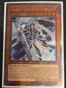 Yugioh Silent Swordsman RA02-EN011 Quarter Century Rare 1st Ed NM - Image 1
