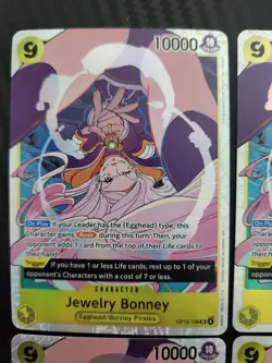Jewelry Bonney Playset X4 OP13-108 SR One Piece Carrying on His Will English TCG - Image 2
