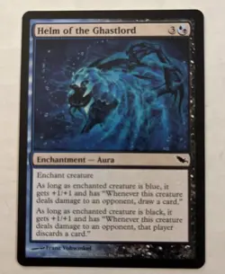 Helm of the Ghastlord X1 - NM/M - Shadowmoor MTG Magic the Gathering Card - Image 1