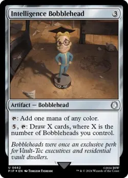 Intelligence Bobblehead (Surge Foil) -Foil Light Play MTG - Image 1