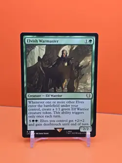 🟢🟢🟢 2023 Magic The Gathering ELVISH WARMASTER #241 Commander: LOTR: TOME 🟢🟢 - Image 1