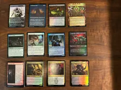 1030 CARD MAGIC THE GATHERING LOT | LP | UNCOMMOM COMMON LAND TOKENS FOIL LOT E - Image 2