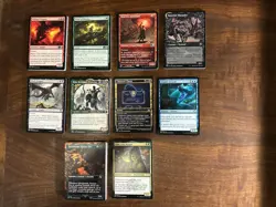 1030 CARD MAGIC THE GATHERING LOT | LP | UNCOMMOM COMMON LAND TOKENS FOIL LOT E - Image 5