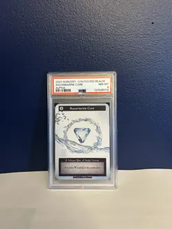 2023 Sorcery Contested Realm ALPHA Aquamarine PSA 8 NF - Image 1