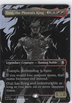 Ozai, the Phoenix King (0311) (Borderless) Avatar: The Last Airbender Foil NM - Image 1