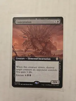 Lamentation (Extended Art)- Commander: Lorwyn Eclipsed - NM - Rare - Creature - Image 1