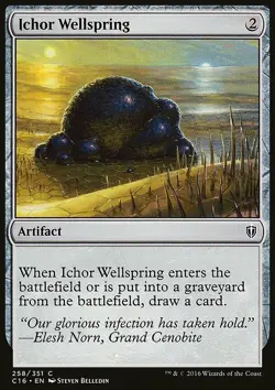 Magic the Gathering MTG Ichor Wellspring (258) Commander 2016 LP - Image 1