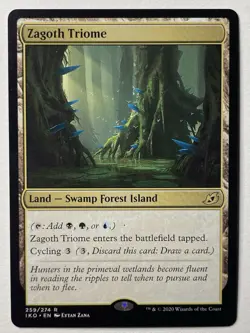 Zagoth Triome - IKO - NM - MTG Triome Land - Ikoria - Magic The Gathering EDH - Image 1