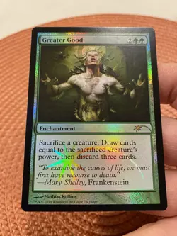 Magic The Gathering Judge Promo Greater Good Foil NM Condition - Image 1