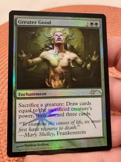 Magic The Gathering Judge Promo Greater Good Foil NM Condition - Image 4