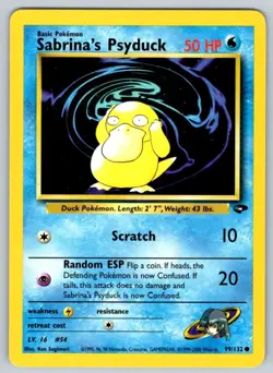 2000 Gym - Challenge Sabrina’s Psyduck Common #99 - Image 1