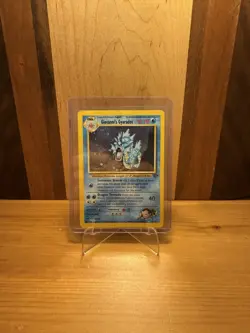 Pokemon TCG Giovanni's Gyarados Holo Swirl 5/132 Gym Challenge - Image 4
