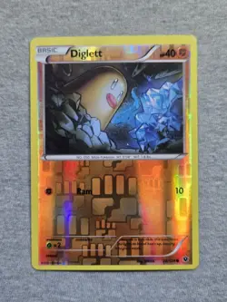 Pokemon TCG Diglett 36/124 Reverse Holo Common XY Fates Collide - Image 1