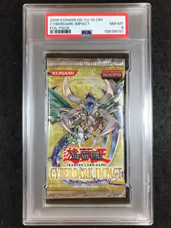 PSA 8 Yu-Gi-Oh 2006 Cyberdark Impact Booster Pack 151 - Image 1