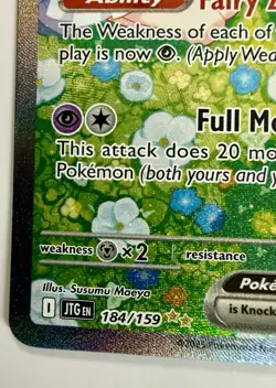 Pokemon TCG Lillie's Clefairy EX Journey Together Sir Card 184/159 NM Condition - Image 4