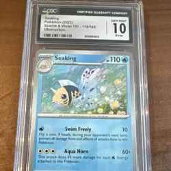Pokemon Seaking 119/165 Scarlet & Violet 151 Error CGC 10 English Card - Image 4