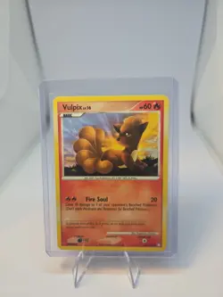 Vulpix Pokemon Card Level 16 HP 60 Basic 2007 107/123 Regular Low Strt Bid 🔥 - Image 1