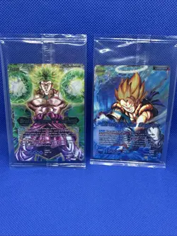Dragon Ball Super Promo Card Set of 2 Broly & Gogeta P-068 & P-069 New Sealed - Image 1
