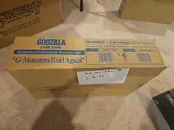 Godzilla Card Game Vol 2 Monsters Raid Again G English BOOSTER CASE 18 Boxes - Image 1