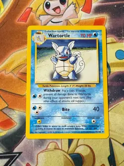 WARTORTLE - 42/102 - Base Set - 4th Print - 1999-2000 - Pokemon Card - NM - Image 1