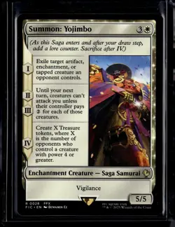Summon: Yojimbo - 28 - FIC - NM - MTG Magic the Gathering - Image 1