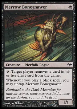 Magic the Gathering MTG Merrow Bonegnawer (37) Eventide LP - Image 1