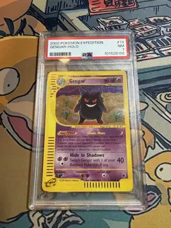 Pokemon Gengar Expedition Holo Rare #13 PSA 7 - Image 1