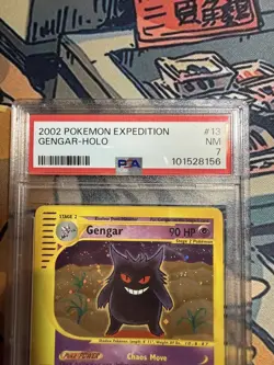 Pokemon Gengar Expedition Holo Rare #13 PSA 7 - Image 2