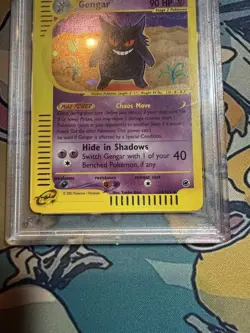 Pokemon Gengar Expedition Holo Rare #13 PSA 7 - Image 4