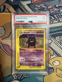 Pokemon Gengar Expedition Holo Rare #13 PSA 7 - Image 5