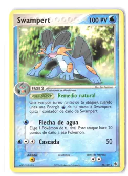 Pokemon SPANISH Swampert - 23/109 Ruby and Sapphire LP Normal - Image 1