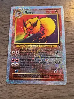Pokemon 2002 Legendary Collection Flareon Reverse Holo - WoTc Solid Condition 🔥 - Image 1