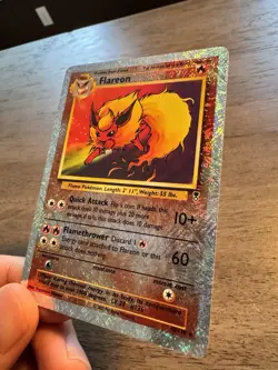 Pokemon 2002 Legendary Collection Flareon Reverse Holo - WoTc Solid Condition 🔥 - Image 3