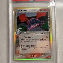 2005 POKEMON EX SALAMENCE-HOLO DELTA SPECIES PSA #14 GEM MT 10 - Image 2