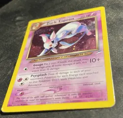 Dark Espeon Holo Neo Destiny (2002) Original Vintage Pokemon MP - Image 3
