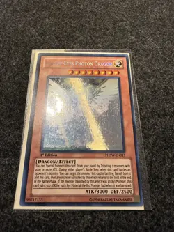 Galaxy-Eyes Photon Dragon PHSW-EN011 Ghost Rare 1st Ed Yugioh - Image 1