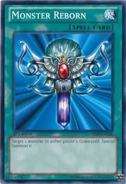Yu-Gi-Oh! TCG - Monster Reborn - SDBE-EN028 - Common - 1st Edition [Near Mint] - Image 1