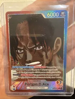 Portgas D. Ace Alt Art One Piece OP13-002 L Carrying on His Will English - Image 1
