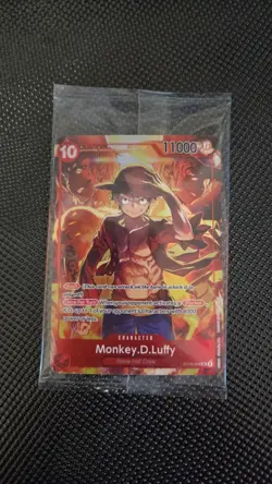 Monkey D Luffy One Piece ST10-006 Promo Sealed Treasure Booster - Image 1