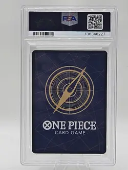2025 One Piece OP11 Japanese #119 Monkey D. Luffy 3rd Anni Gold GEM MT PSA 10! - Image 2