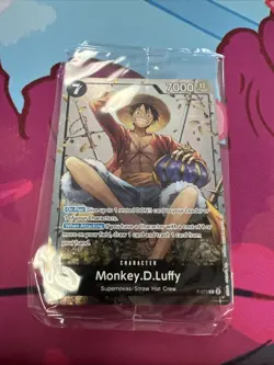 Monkey.D.Luffy (Tin Pack Set Vol. 2) P-075 One Piece Promotion Cards Foil Sealed - Image 2