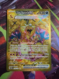 Charizard ex 228/197 Secret Rare Obsidian Flames Pokemon Card Great Condition - Image 1