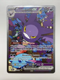 🔥 Team Rocket’s Crobat ex #234/182 SIR NM | Destined Rivals - 2025 Pokemon Card - Image 1