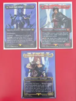 Premium MTG Final Fantasy Surge Foil Lot. Cecil, Clive, G'raha Tia. Pack Fresh! - Image 1